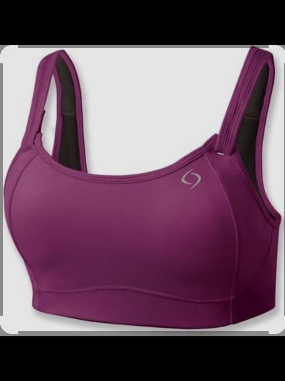 Moving Comfort 'Fiona' High Impact Purple Sports Bra 36C